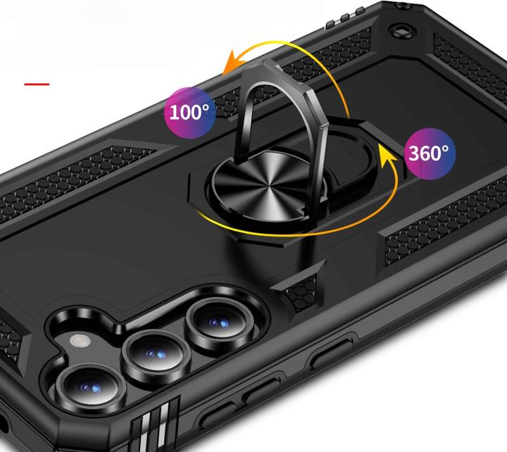 Actual product image Cover-Discount FE - Robust back cover with kickstand (Samsung Galaxy S24 FE)