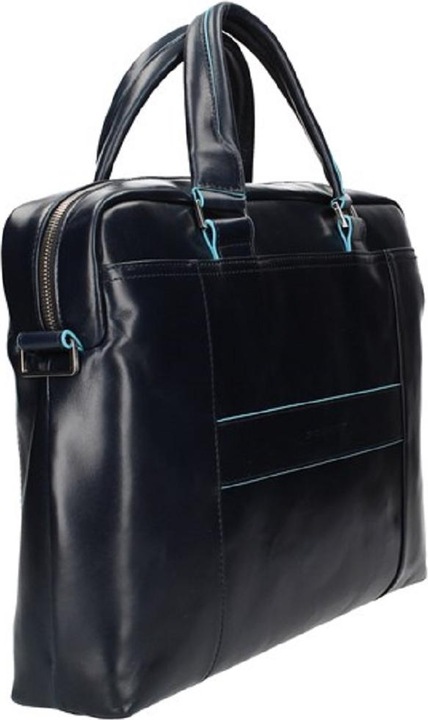 Actual product image Piquadro Blue Square - Double Handle Laptop Bag with iPad®Air/Air2r Compartment