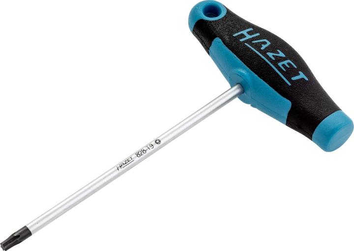 Actual product image HAZET Screwdriver ∙ with T-handle 828-T9 ∙ Inside TORX profile ∙ T9 (Torx (TX))