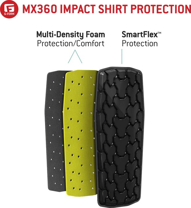 Produktbild G-Form MX360 Impact Shirt (XL, Rückenprotektor, Einzelstück)