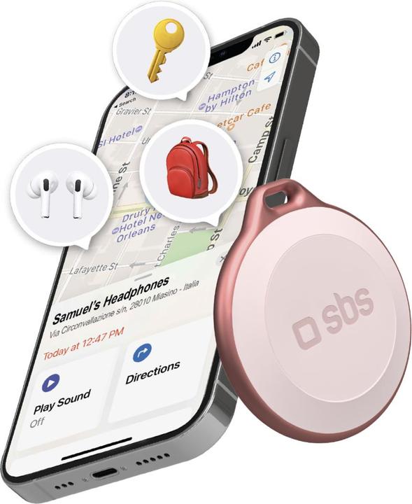 Image du produit SBS Viseur d'objet étanche, compatible avec Apple Find My (iOS)