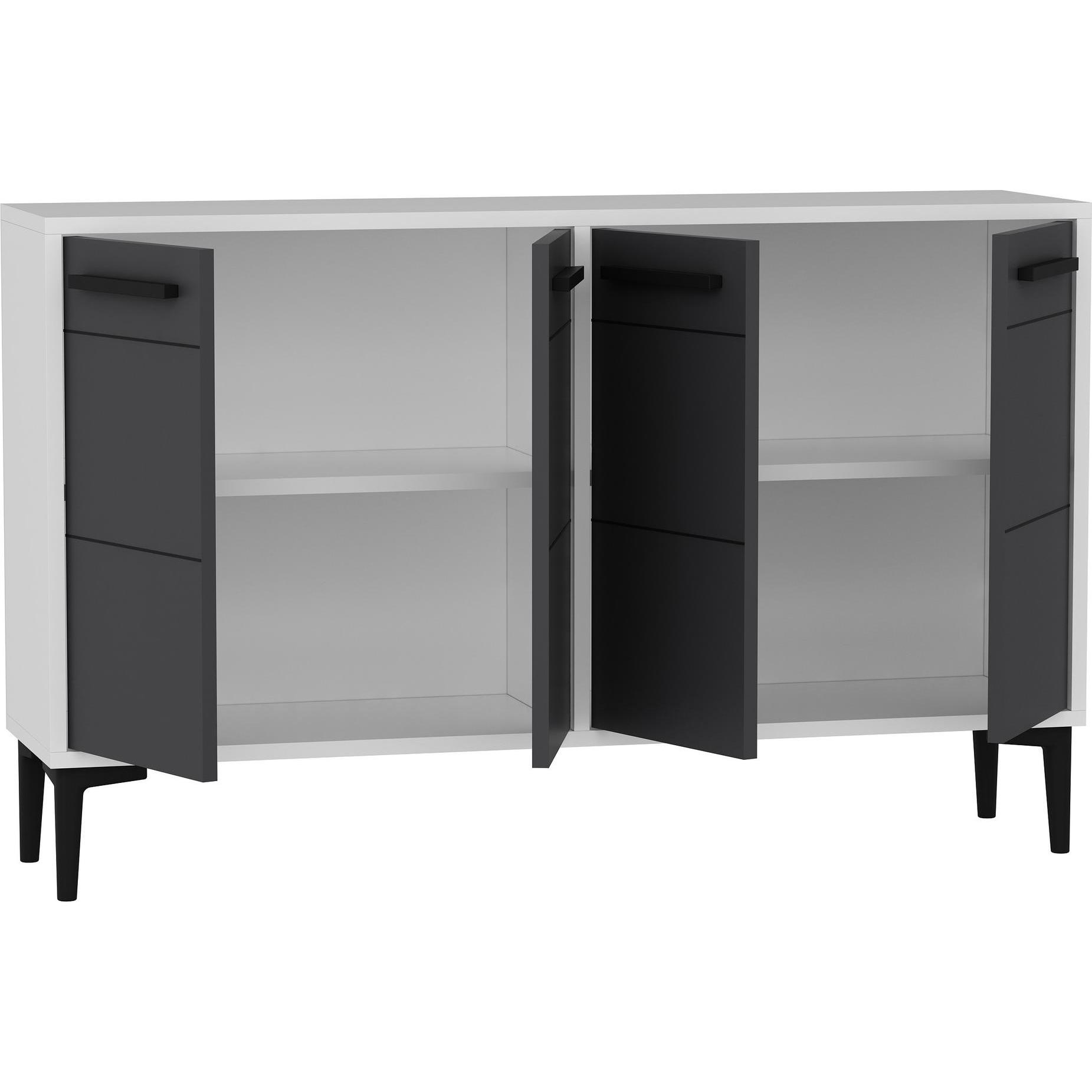 Hanah Home, TV Möbel, Augustus (120 x 75 x 30 cm)