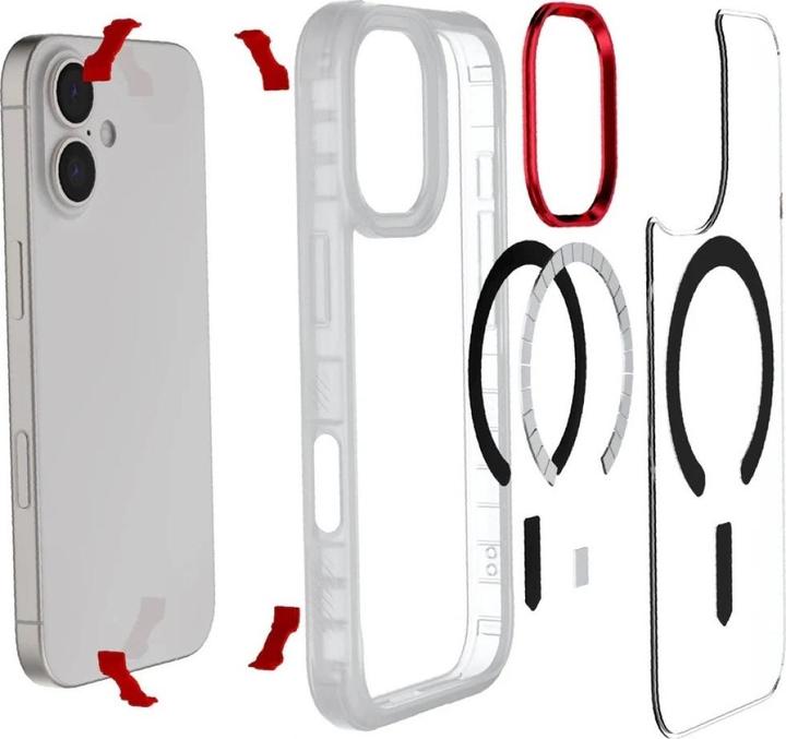 Produktbild Ghostek Etui Covert MagSafe do iPhone 17 przezroczysty (Apple iPhone 17)
