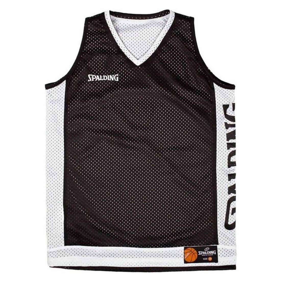 Spalding, Herren, Sportshirt, Reversible Tank Top (L), Schwarz, L