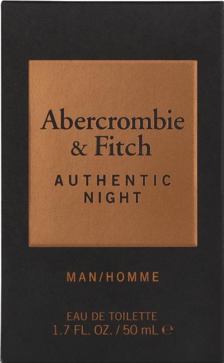 Produktbild Abercrombie and Fitch Authentic Night (Eau de Toilette, 50 ml)
