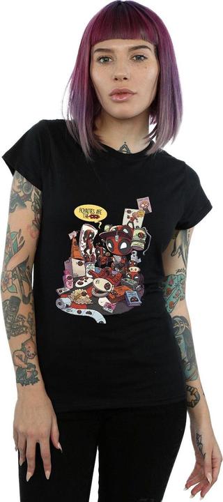 Actual product image Womens/Ladies Deadpool Merchandise Royalties Cotton T-Shirt (M)