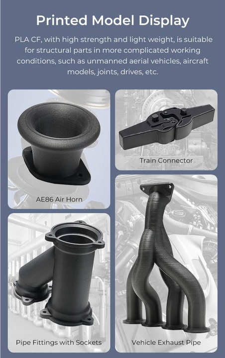 Produktbild Creality Filament (Carbon, PLA, 1.75 mm, 1000 g, Schwarz)