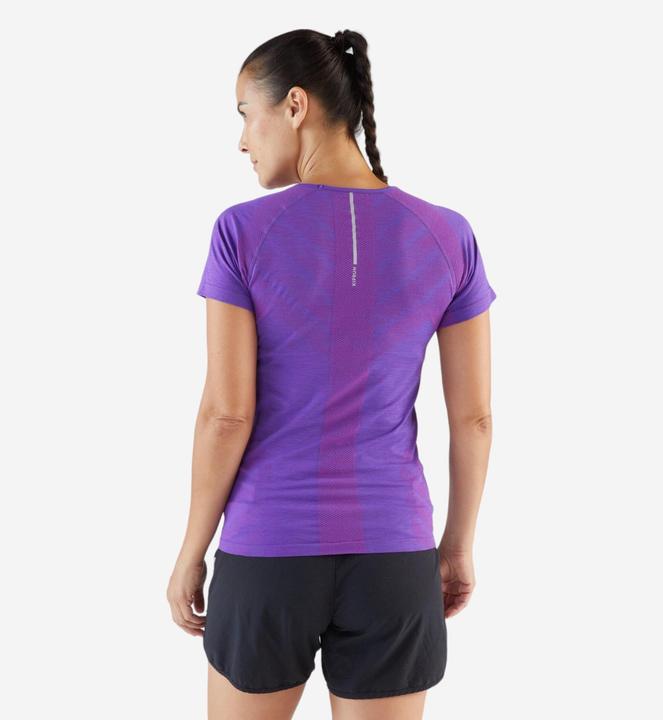 Produktbild Kiprun Laufshirt kurzarm Trailrunning Damen nahtlos - Run 500 Comfort Slim lila (XL)