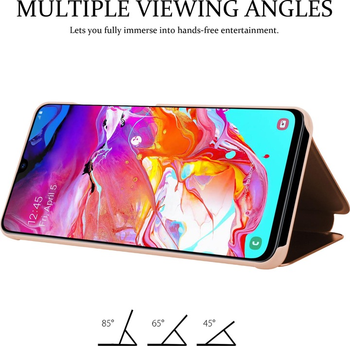 Immagine prodotto Cadorabo Copertina per specchietto retrovisore Smart View a libro (Samsung Galaxy A70S, Samsung Galaxy A70)
