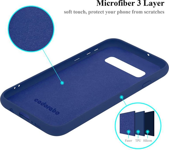 Produktbild Cadorabo TPU Liquid Silicone Case Cover (Samsung Galaxy S10+)