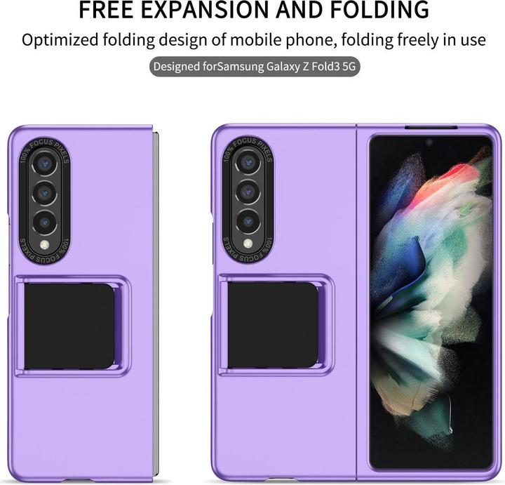 Produktbild König Design Hülle Handy Schutz für Samsung Galaxy Z Fold3 5G Case Cover Tasche Flip Etui Neu (Samsung Galaxy Z Fold3 5G)