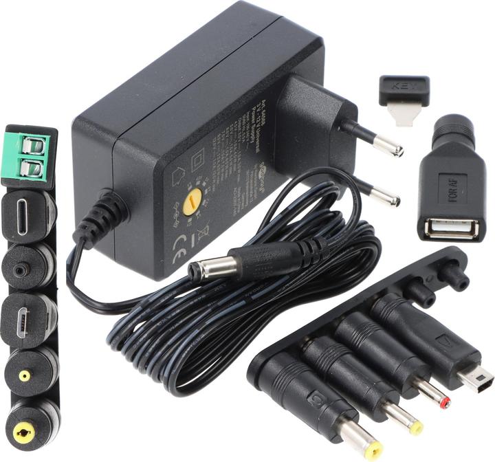 Produktbild Goobay Universal-Netzteil 3 V - 12 V max. 12 W / 1,0 A