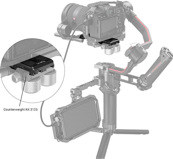Immagine prodotto SmallRig Quick Release Plate (Piastra di montaggio del giunto cardanico)
