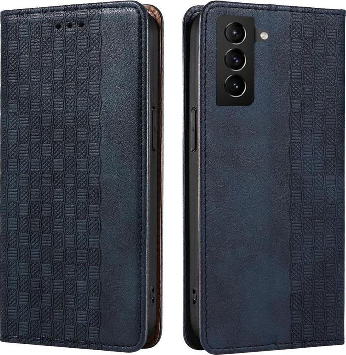 Image du produit Hurtel Étui à sangle magnétique pour Samsung Galaxy S22 Ultra Pouch Wallet + Mini Lanyard Pendentif bleu (Samsung Galaxy S22 Ultra)