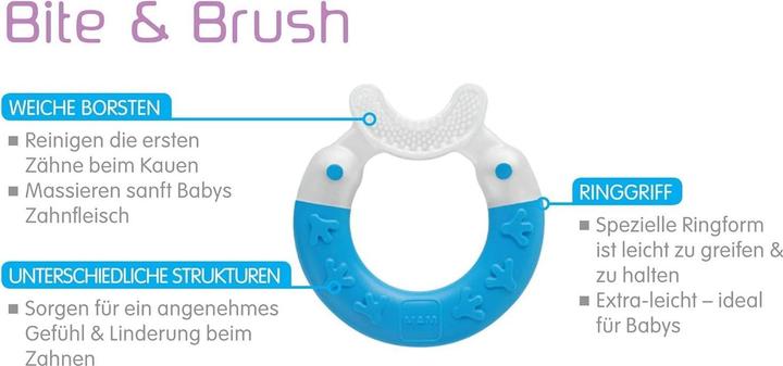 Immagine prodotto MAM Beissring Bite & Brush (3 Mesi - 3 anni)