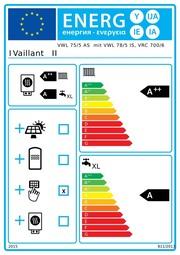 Energy Label Vaillant Package 4.123/2