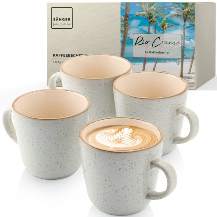 Produktbild Sänger Kaffeebecher Set Rio Creme (430 ml, 4 x)
