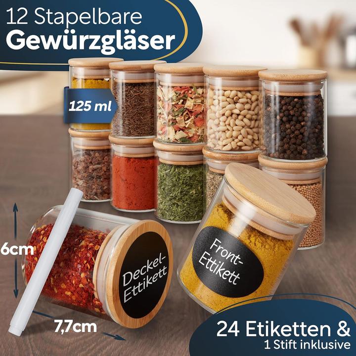 Immagine prodotto Clidor Gewürzgläser (0.13 l)