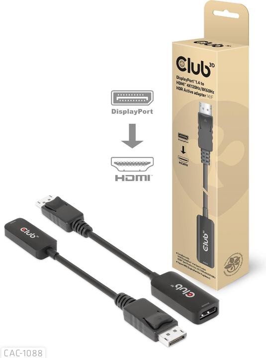 Club 3D DisplayPort to (HDMI, 2.25 cm)