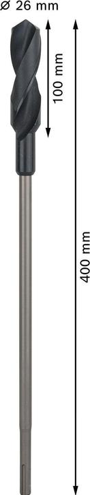 Actual product image Bosch Professional Zubehör PRO Wood HSS installation drill bit, 26 x 100 x 400 mm (26 mm)