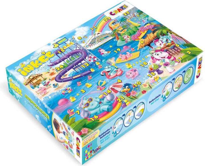 Actual product image Craze Advent calendar Inkee bath toy