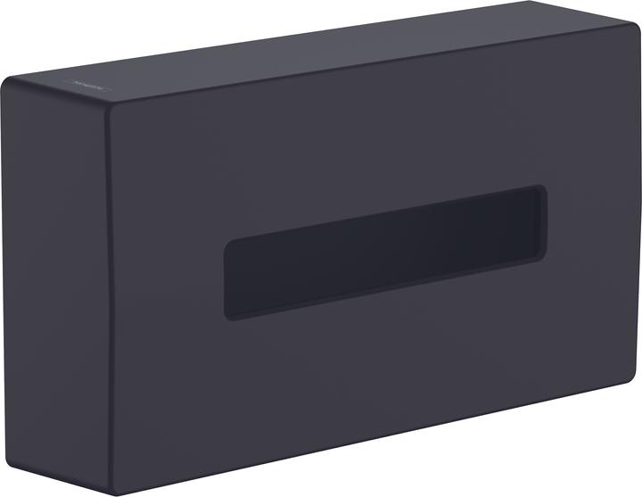 Produktbild hansgrohe AddStoris Kosmetiktuchbox, Wandmontage, mattschwarz