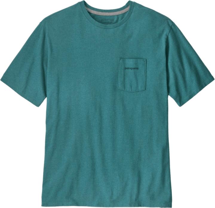 Immagine prodotto Patagonia M's Boardshort Logo Pocket Responsibili-Tee -Wetland Blue -XL (XL)