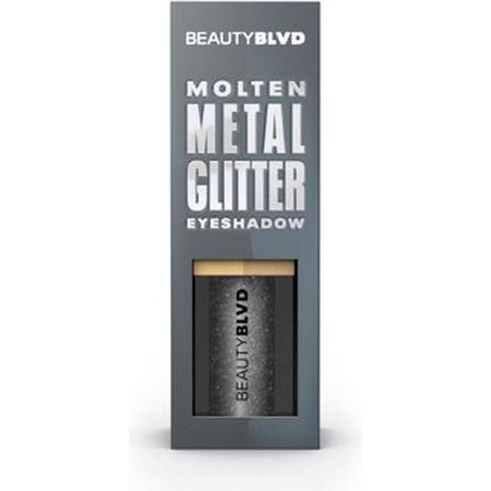 Huda Beauty, Ombretto, Beauty Blvd, Molten Metal Melisant, Liquid Eyeshadow, Melisant, 4.5 ml For Women (Melisant)
