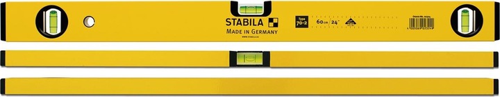 Immagine prodotto Stabila Tipo 70-2, 80cm 14188 Livella in metallo leggero 80cm 0,5 mm/m (80 cm)