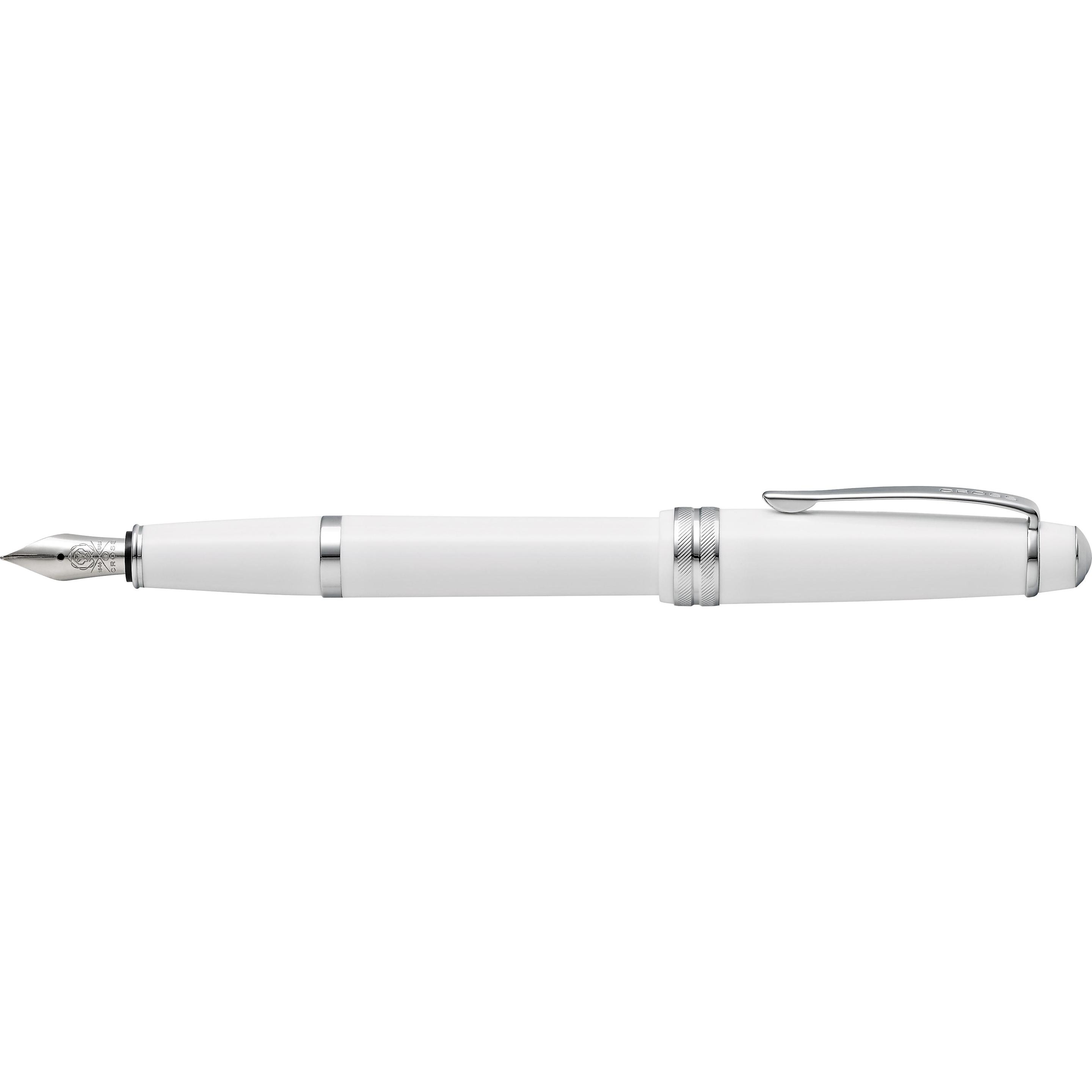 Cross, Schreibstifte, Füllfederhalter Bailey Light Weiss-Lack XF-Feder Geschenkbox (Weiss-Lack, 1 x)