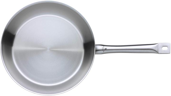 Produktbild WMF Edelstahlpfanne Bratpfanne 24cm Pfanne Gourmet Plus Induktion unbeschichtet (24 cm, Bratpfanne, Edelstahl)
