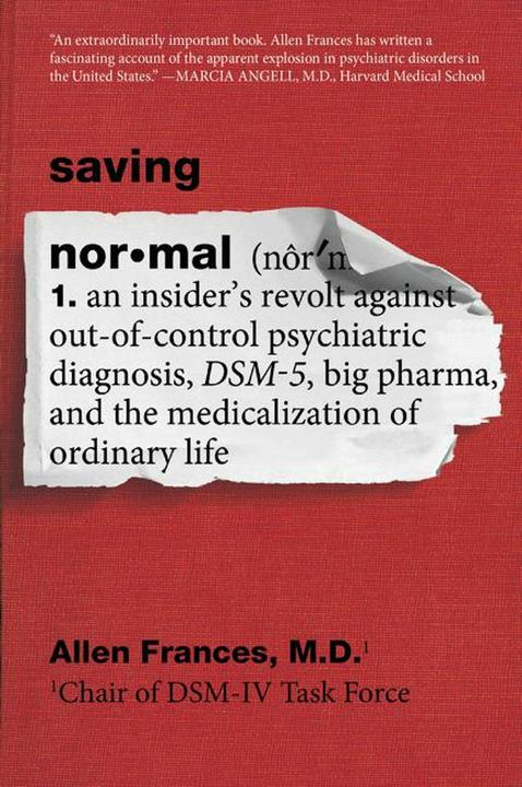 Produktbild Saving Normal (Englisch, Allen Frances, 2014)