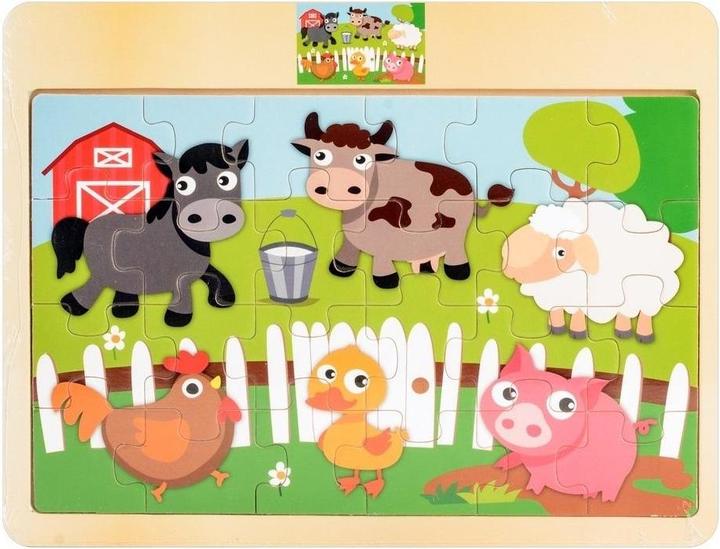 Daff Holzpuzzle - Haustiere (24 pieces)