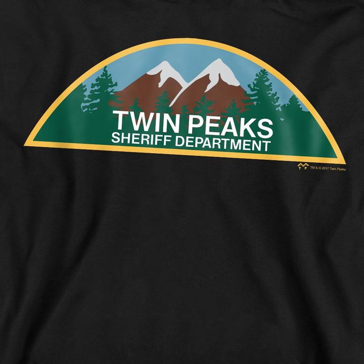 Actual product image Twin Peaks Unisex Adult Sheriff Department Sweatshirt (XXL)