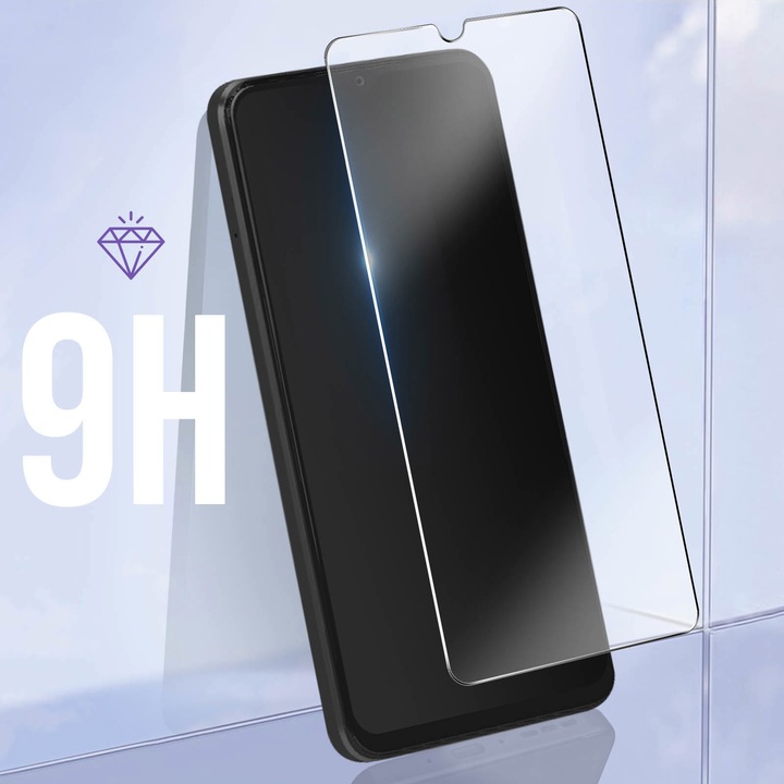 Actual product image Avizar 9H hardness glass display protection film (1 Piece, Motorola Moto E22i)