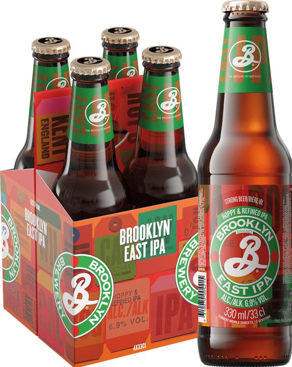 Image du produit Brooklyn East IPA Bière (4 x 33 cl)