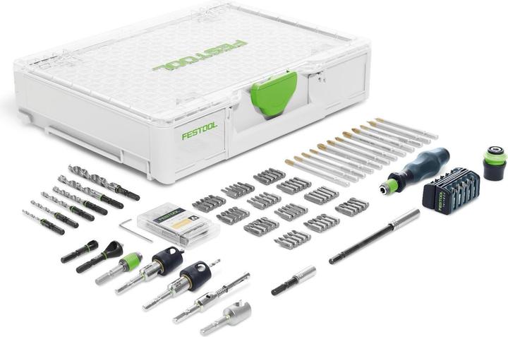 Festool Set di montaggio SYS3 M 89 ORG CE-SORT (3 mm, 4 mm, 5 mm, 6 mm, 8 mm, 10 mm)