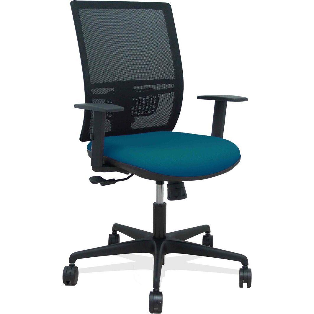 Piqueras y Crespo, Bürostuhl, Bürostuhl Yunquera P&C 0B68R65 Grün/Blau