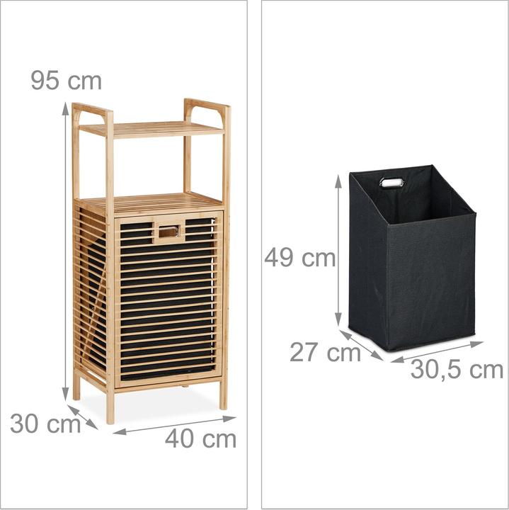 Actual product image Relaxdays Bathroom shelf