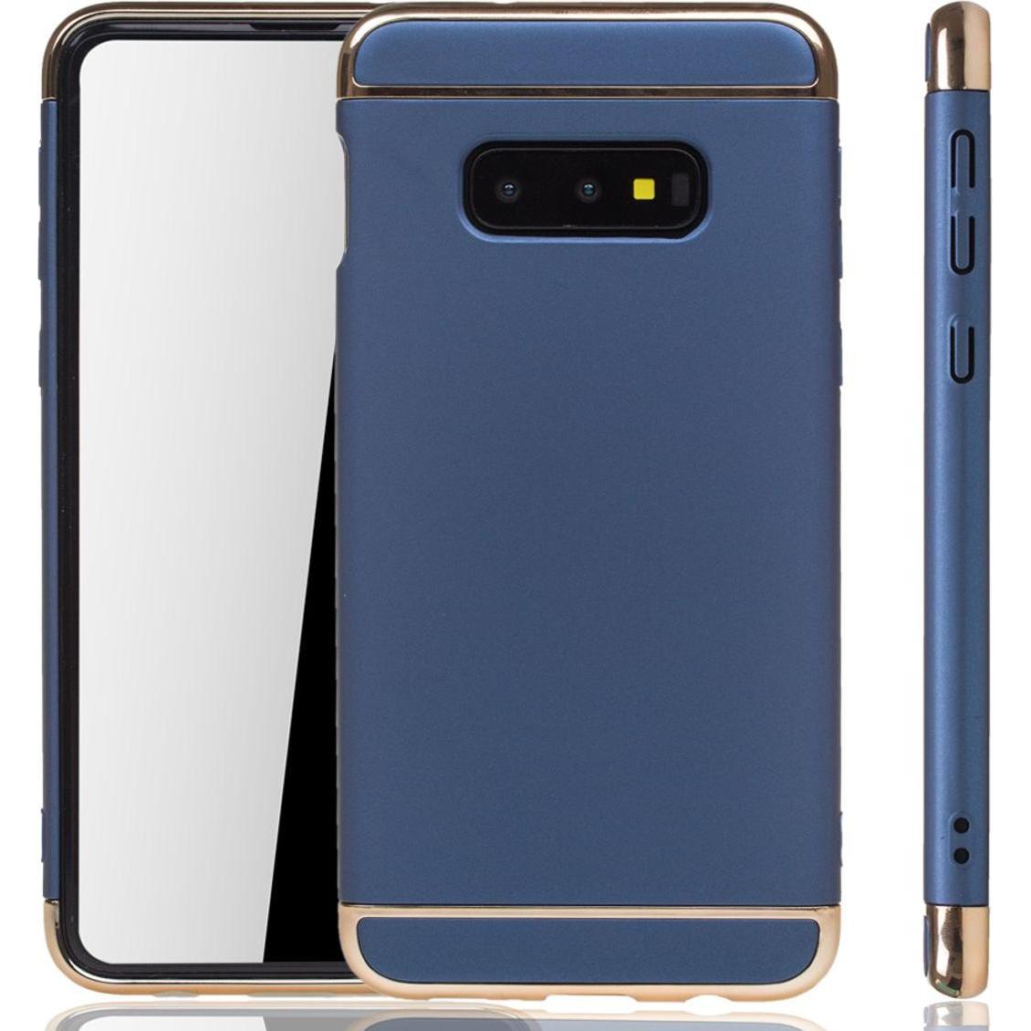 König Design Handyhülle für Samsung Galaxy S10e Schutzcase Backcover Bumper Etuis Rahmen Blau (Samsung Galaxy S10e), Sma...
