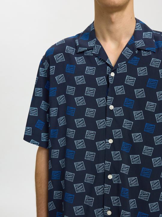 Actual product image Selected Relaxed Fit Kurzarmhemd (S)