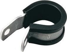 Actual product image HellermannTyton Cable p clip minium alloy 41.3 D black