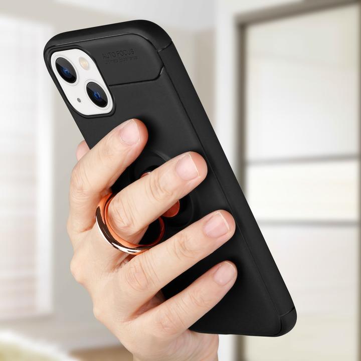 Produktbild Cadorabo Hülle für Apple iPhone 14 PLUS im TPU Auto Fokus Style (Apple iPhone 14 Plus)