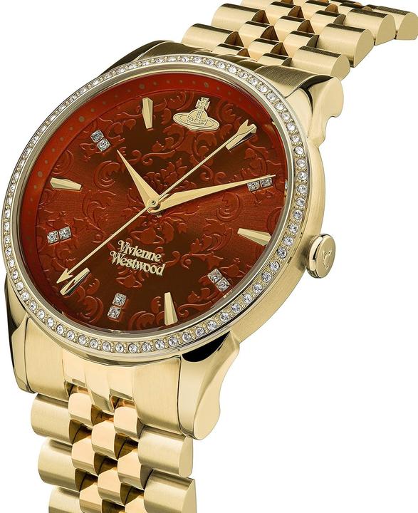 Actual product image Vivienne Westwood The Wallace Ladies Quartz Watch with Stainless Steel Bracelet (38 mm)