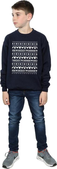 Produktbild Disney Mickey And Minnie Christmas Fair Isle Sweatshirt Jungen (128)