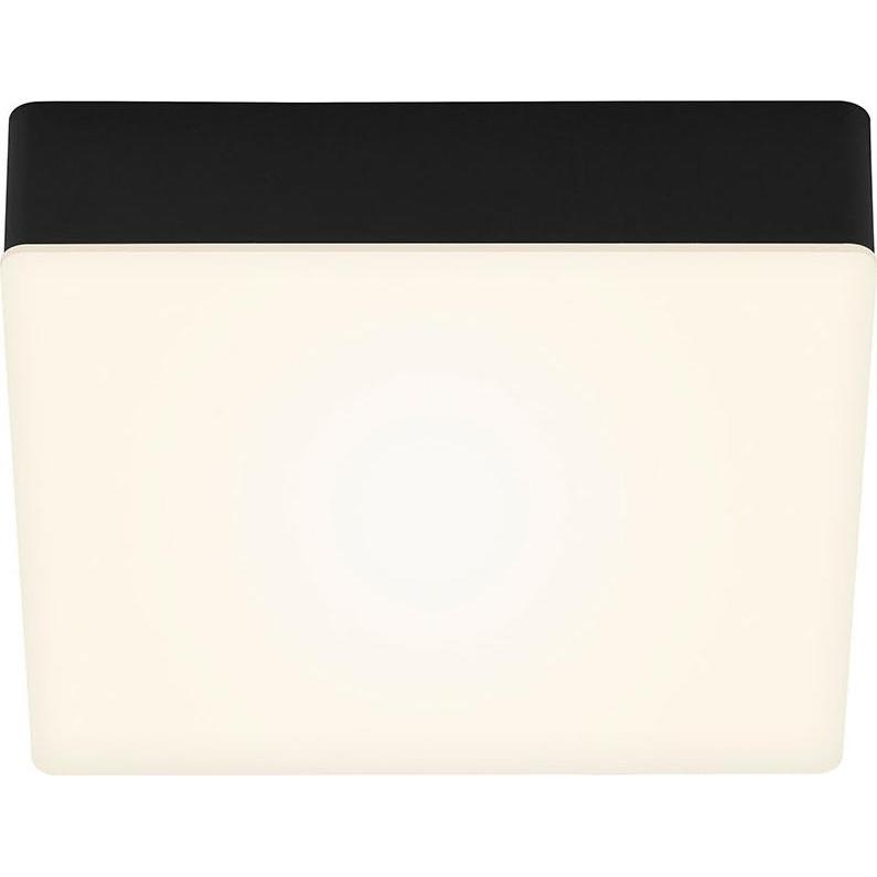 Briloner, Wandleuchte + Deckenleuchte, Rahmenlose LED Aufbauleuchte, schwarz, 1xLED-Platine/11W (1000 lm)