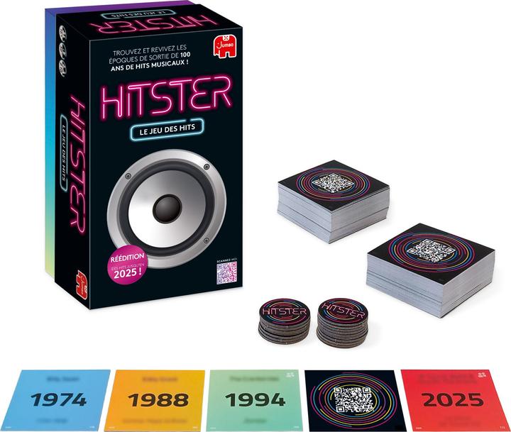 Produktbild Jumbo Hitster (Französisch, 2 - 10 Spieler)