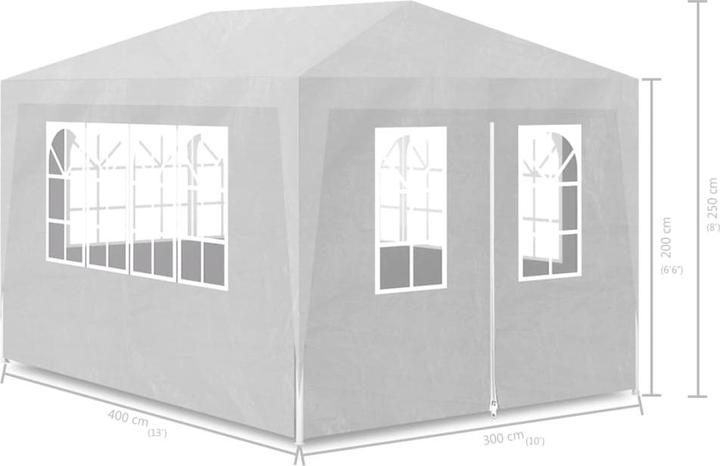 Produktbild vidaXL Partyzelt (400 cm, 300 cm)