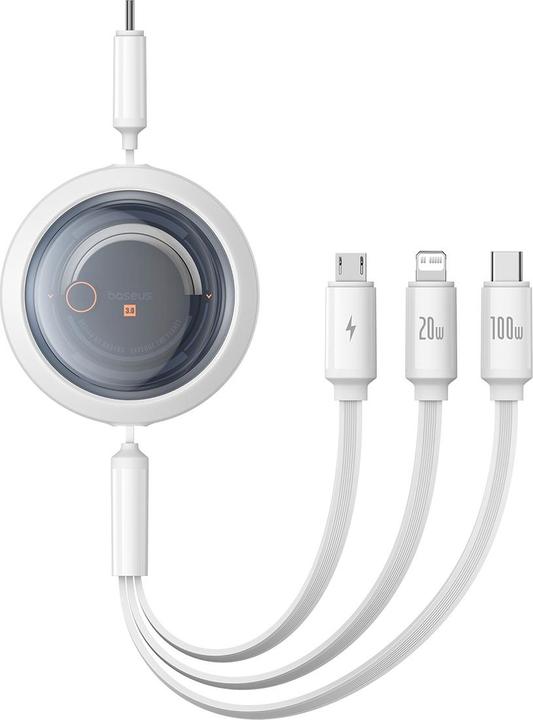 Baseus USB Typ C – USB Typ C, Lightning, Micro USB B (1.10 m, USB 3.2 Gen 1, 100 W)