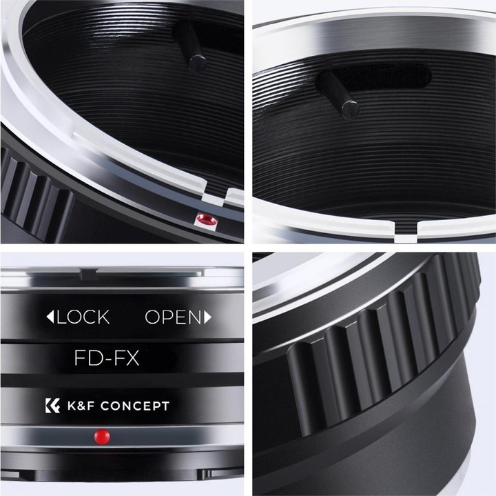 Produktbild K&F Concept High Precision Lens Adapter Mount, FD-FX